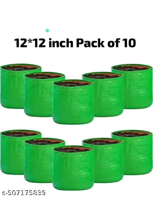 12 x 12 inch Grow Bags — Set of 10